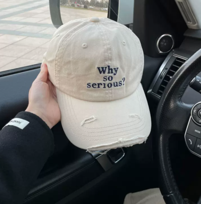Free Shipping-"WHY SO SERIOUS" CAP