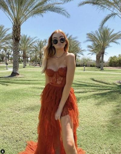 Fashion Sweetheart Long Split Prom Dresses