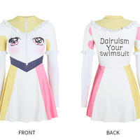 Kawaii Sailor Moon Print One-piece Swimsuit - Thumbnail 9