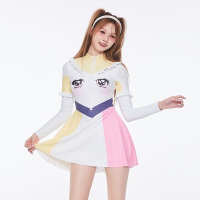 Kawaii sailor moon print one-piece swimsuit