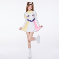 Kawaii Sailor Moon Print One-piece Swimsuit - Thumbnail 5