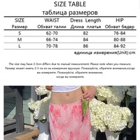 Pink Floral Low Waist Skirt - Thumbnail 5