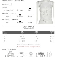 White Lace Backless Tank Top - Thumbnail 5