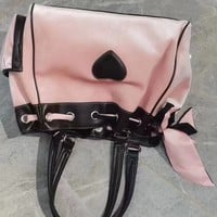 Vintage 90s Velvet Embroidery Tote Bag - Thumbnail 8