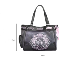 Vintage 90s Velvet Embroidery Tote Bag - Thumbnail 9