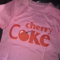 Pink Cherry Soda Print Crop T-shirt  - Thumbnail 6