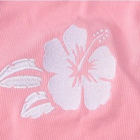 2PCS Pink Hibiscus Flower Camisole + Mini Skirt - Thumbnail 5