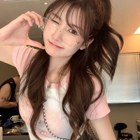 Cat Print Cropped Short Sleeve T-shirt  - Thumbnail 1