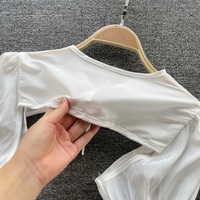 Puff Cropped Long Sleeve Cardigan  - Thumbnail 6