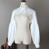 Puff Ruffle Collar Long Sleeve Blouse  - Thumbnail 4