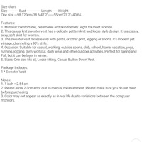 Plaid Checkboard Knit Vest - Thumbnail 8