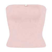 Rose Trim Tube Top - Thumbnail 2