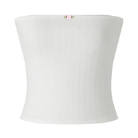 Rose Trim Tube Top - Thumbnail 4