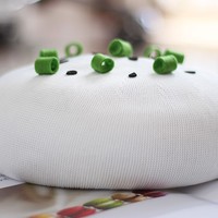 Cute Handmade Shiro Maguro White Tuna Sushi Xiaolongbao Beret Hat - Thumbnail 6