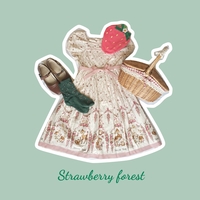 Spicy Donuts Japanese Cute Red Strawberry Fruit Beret Hat - Thumbnail 9