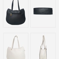 Milk Tea Bear Cute Cat White Pink Red Black Large Capacity Bag - Thumbnail 9