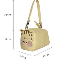 Milk Tea Bear Cute Anime Kitty Cat Messenger Shoulder Bag - Thumbnail 7