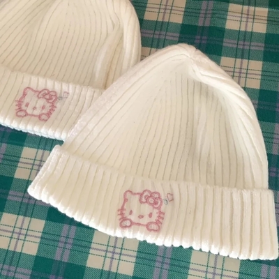Kitty cat anime wool beanie 