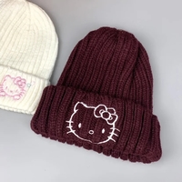 Kitty Cat Anime Wool Beanie  - Thumbnail 4