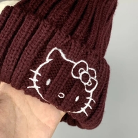 Kitty Cat Anime Wool Beanie  - Thumbnail 3