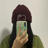 Kitty Cat Anime Wool Beanie  - Thumbnail 6