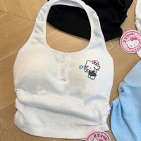 Kitty Cat Backless Tank Top - Thumbnail 2