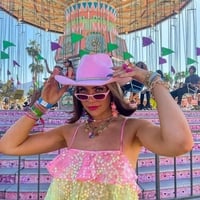 Rainbow Sequin Layered Ruffle Dress - Thumbnail 5