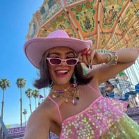 Rainbow Sequin Layered Ruffle Dress - Thumbnail 6