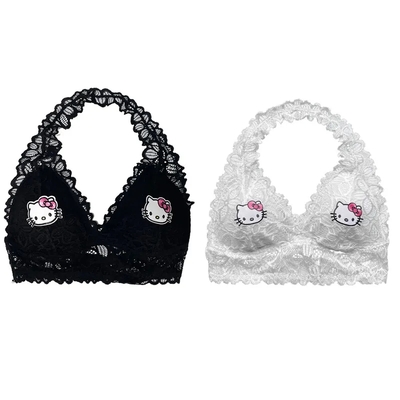 Lace Up Kitty Cat Halter Top