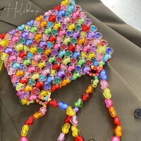 Jelly Heart Bead Handbag  - Thumbnail 4