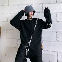 Loose Lace Up Pullover  - Thumbnail 7