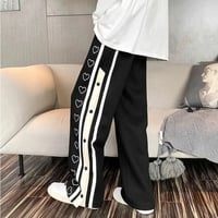 Oversized Heart Loose Split Baggy Trousers  - Thumbnail 3