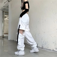 White Ribbon Punk Cargo Pants  - Thumbnail 2