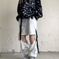 White Ribbon Punk Cargo Pants  - Thumbnail 6
