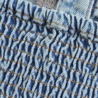 Blue Denim Tube Top - Thumbnail 3