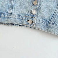 Blue Denim Tube Top - Thumbnail 5