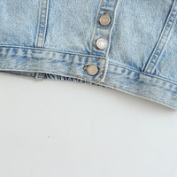 Blue Denim Tube Top - Thumbnail 7