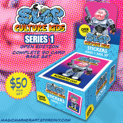 Slop culture kids trading cards - series 1 base set mini box *open edition - Thumbnail 5