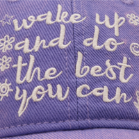 WAKE UP AND DO THE BEST YOU CAN CAP - Thumbnail 6