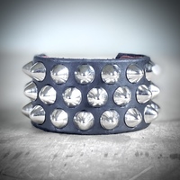 Staggered British Stud Cuff - Thumbnail 9