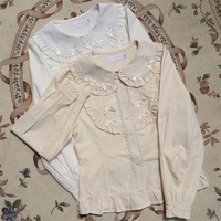 New cute doll collar lace blouses - Thumbnail 1