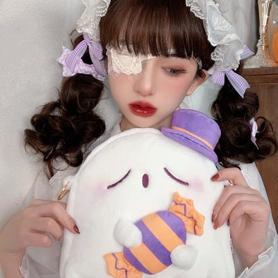 Cute candy halloween ghost girl shoulder messenger bag