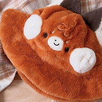 Cute Plush Doll Red Fox Warm Winter Hat - Thumbnail 7