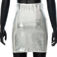 Free Shipping-Y2K SEQUIN SKIRT  - Thumbnail 4