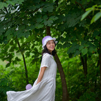 Handmade Bell Orchid Lily of Valley Purple Fairy Flower Cute Wool Baby Kids Hat - Thumbnail 8