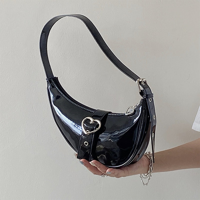 Y2k crescent shoulder bag - Thumbnail 2