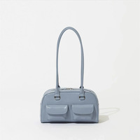 Pocket Front Elegant Shoulder Bag - Thumbnail 6