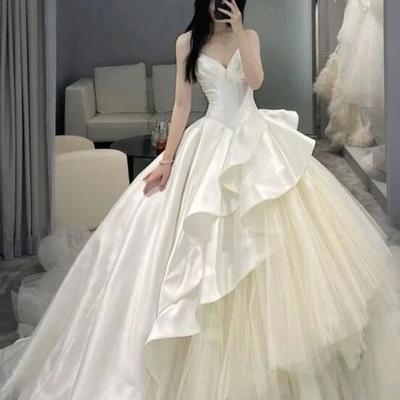 Sexy v neck formal long prom dresses - Thumbnail 2