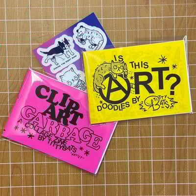 ZINE 2 PACK with sticker sheet