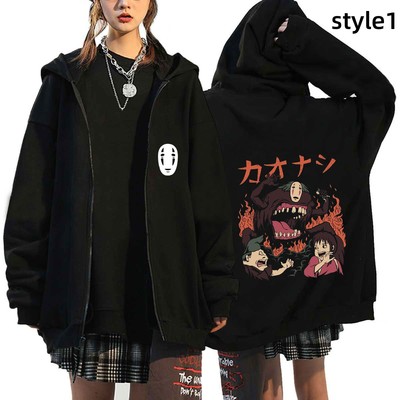 Harajuku faceless man jacket